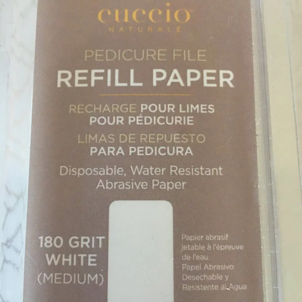 Exfoliating refills for CUCCIO Stainless Steel Pedicure file NEW IN PACKAGE - Picture 3 of 7